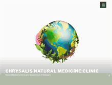 Tablet Screenshot of chrysalisnaturalmedicine.com